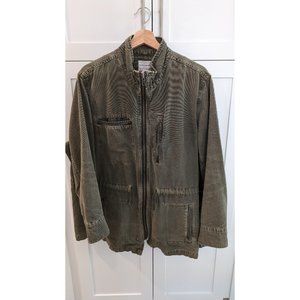 Women's Green Military Utility Jacket Melrose and Market (Size 1x)